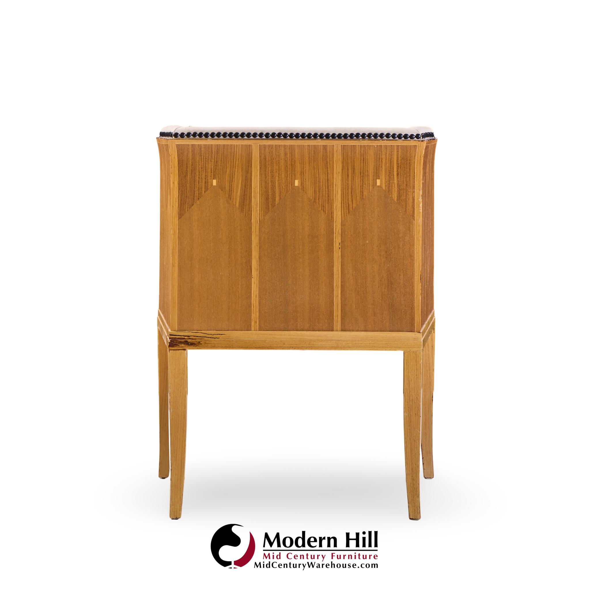eliel saarinen for arkitektura saarinen house mid century maple arm lounge chairs - pair