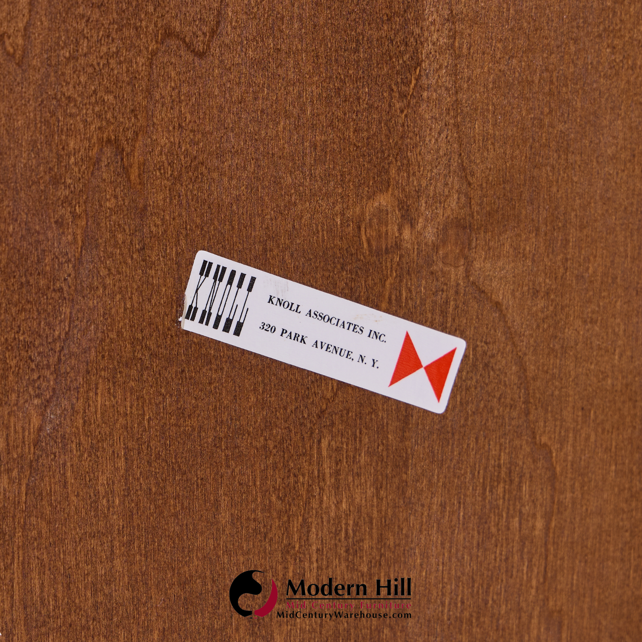 Florence Knoll Mid Century Walnut Executive Desk