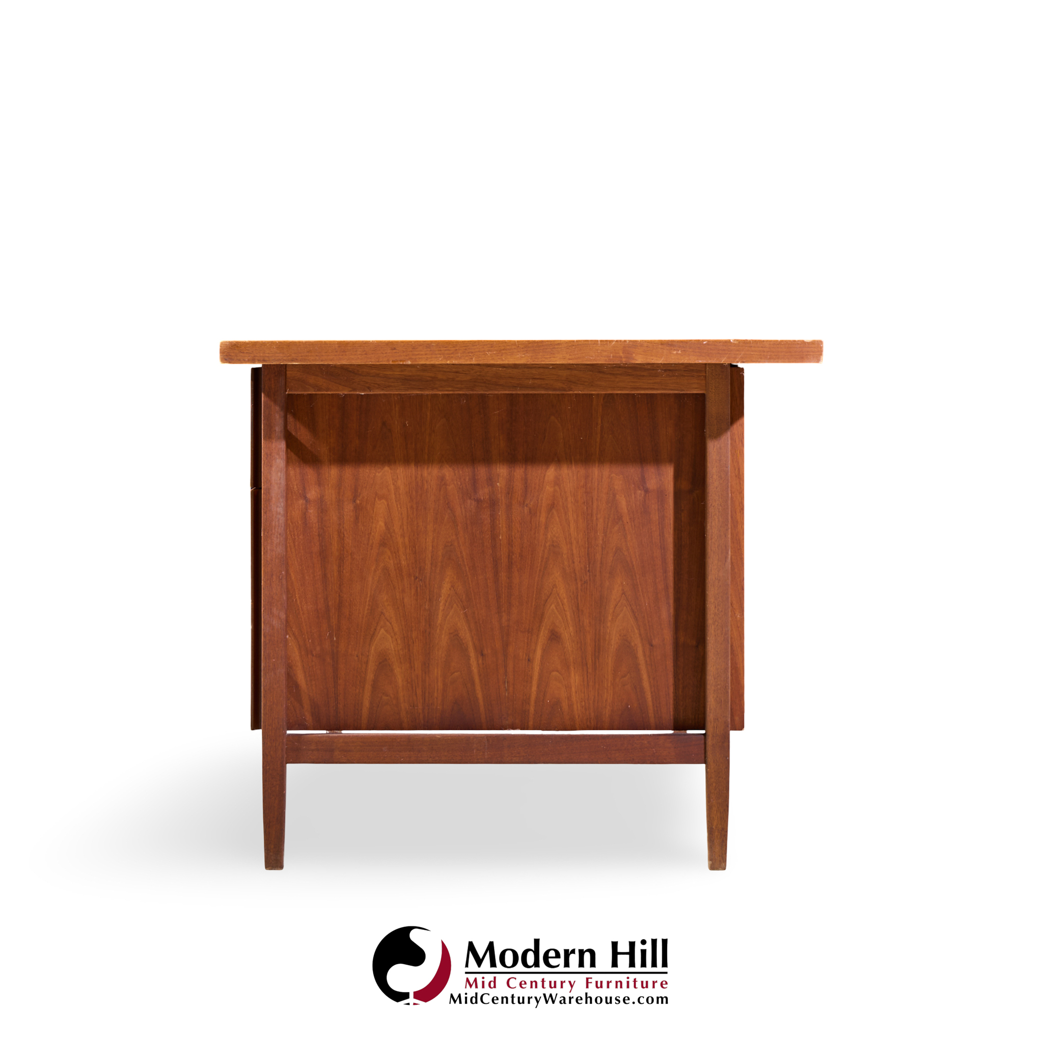 Florence Knoll Mid Century Walnut Executive Desk