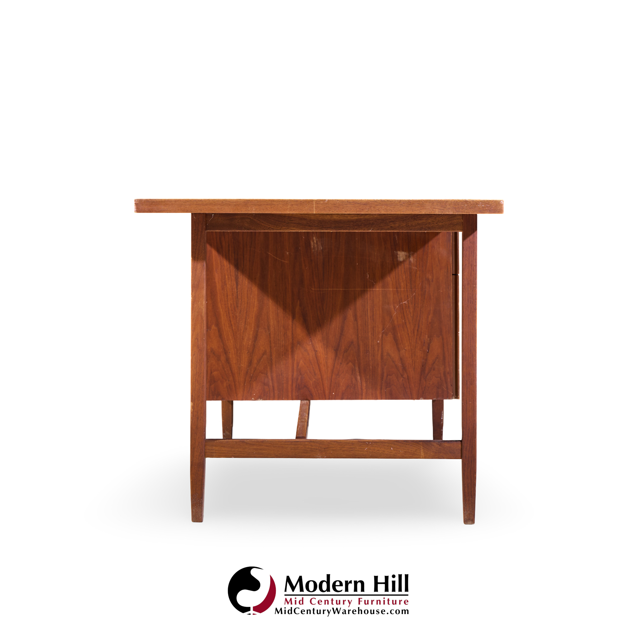 Florence Knoll Mid Century Walnut Executive Desk