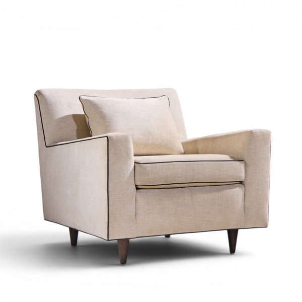 Florence Knoll Model 25 Mid Century Walnut Lounge Chair