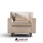 Florence Knoll Model 25 Mid Century Walnut Lounge Chair