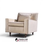 Florence Knoll Model 25 Mid Century Walnut Lounge Chair