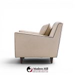 Florence Knoll Model 25 Mid Century Walnut Lounge Chair