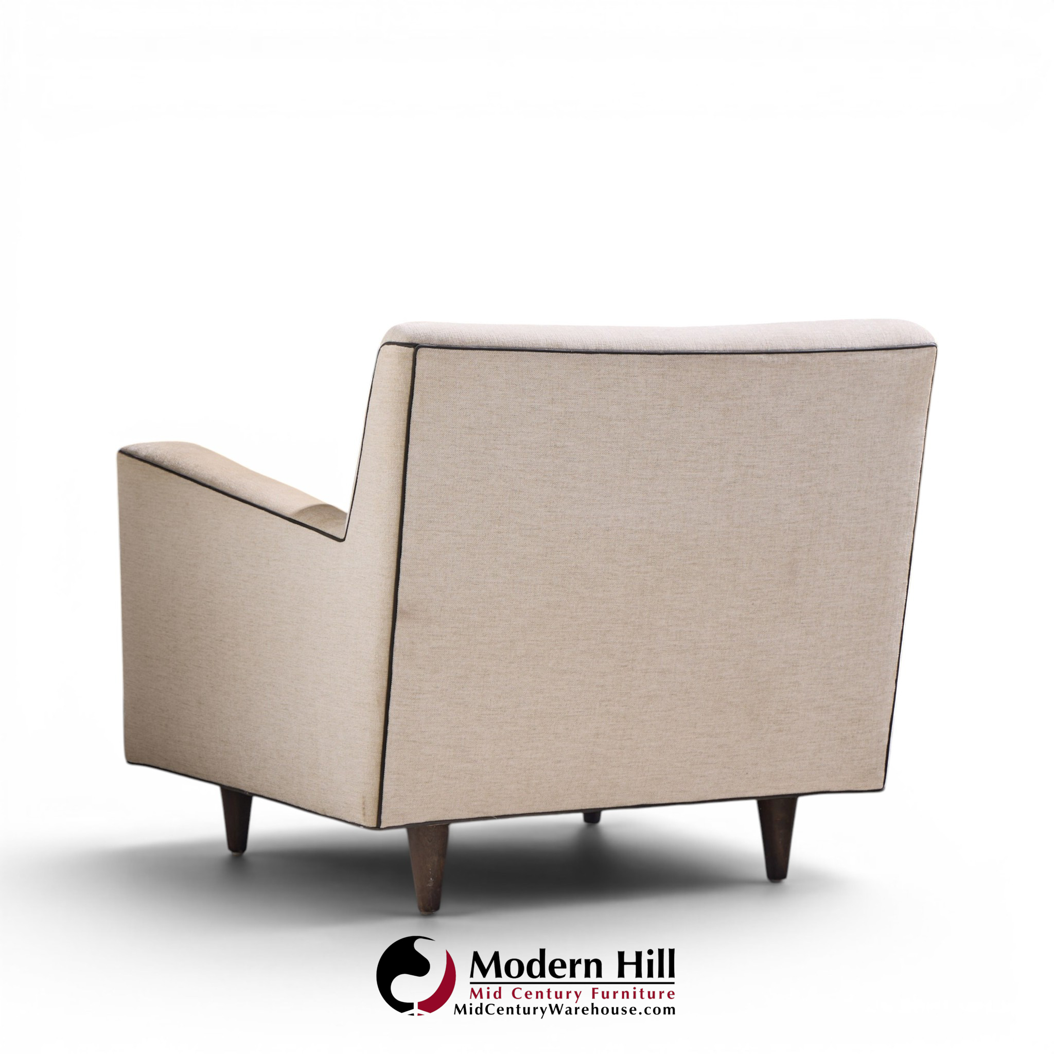 Florence Knoll Model 25 Mid Century Walnut Lounge Chair