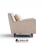 Florence Knoll Model 25 Mid Century Walnut Lounge Chair