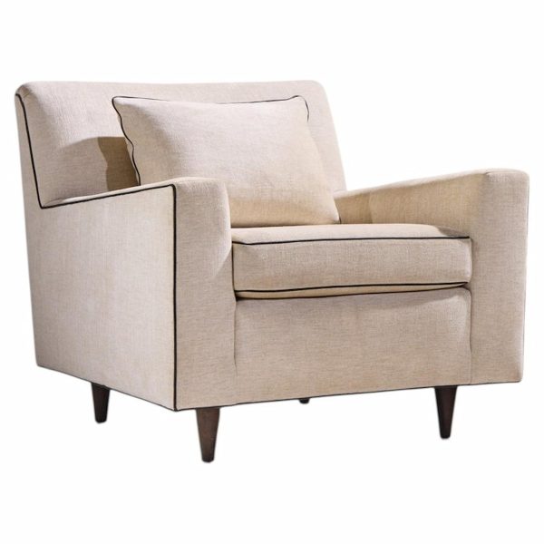 florence knoll model 25 mid century walnut lounge chair