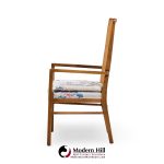 Founders Style Mid Century Oak and Cane Dining Chairs - Set of 6