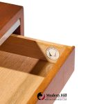 george nelson for herman miller 8000 series mid century walnut sliding door credenza