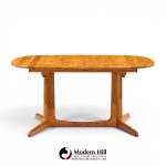 Gudme Møbelfabrik Mid Century Teak Expanding Dining Table with 2 Leaves