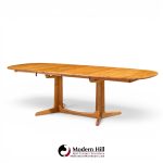 Gudme Møbelfabrik Mid Century Teak Expanding Dining Table with 2 Leaves