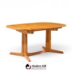 Gudme Møbelfabrik Mid Century Teak Expanding Dining Table with 2 Leaves