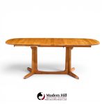 Gudme Møbelfabrik Mid Century Teak Expanding Dining Table with 2 Leaves