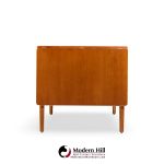 hans wegner for andreas tuck at-305 mid century danish teak drop side desk