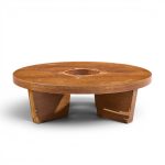 Harvey Probber Nuclear Mid Century Mahogany Coffee Table