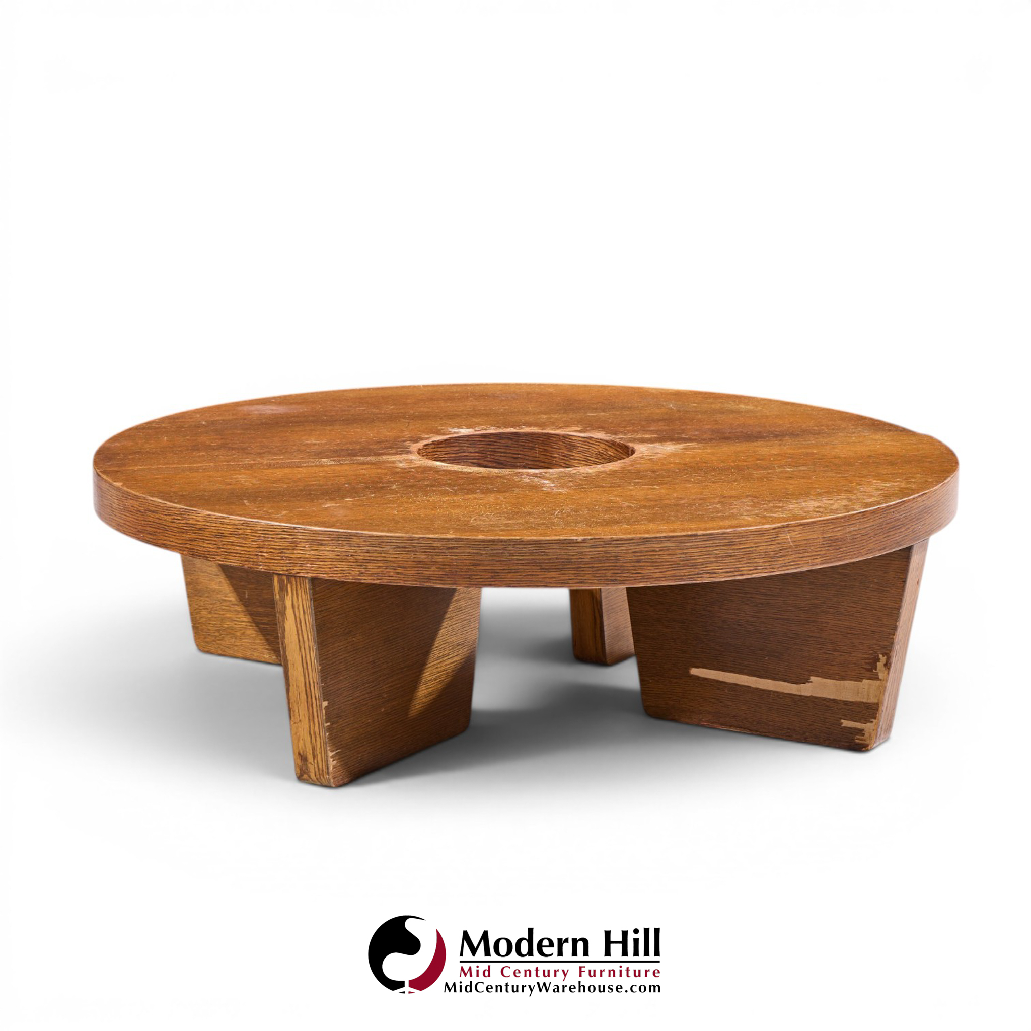 Harvey Probber Nuclear Mid Century Mahogany Coffee Table