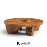 Harvey Probber Nuclear Mid Century Mahogany Coffee Table