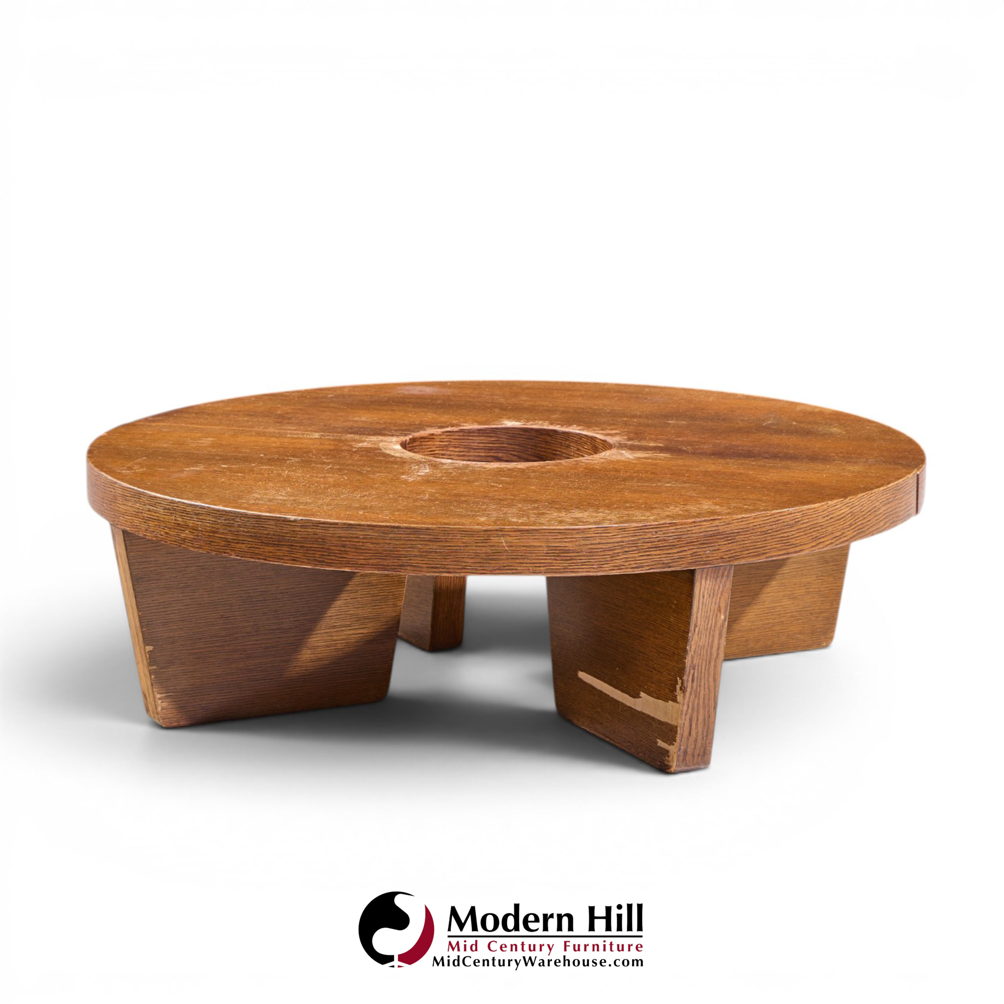 Harvey Probber Nuclear Mid Century Mahogany Coffee Table