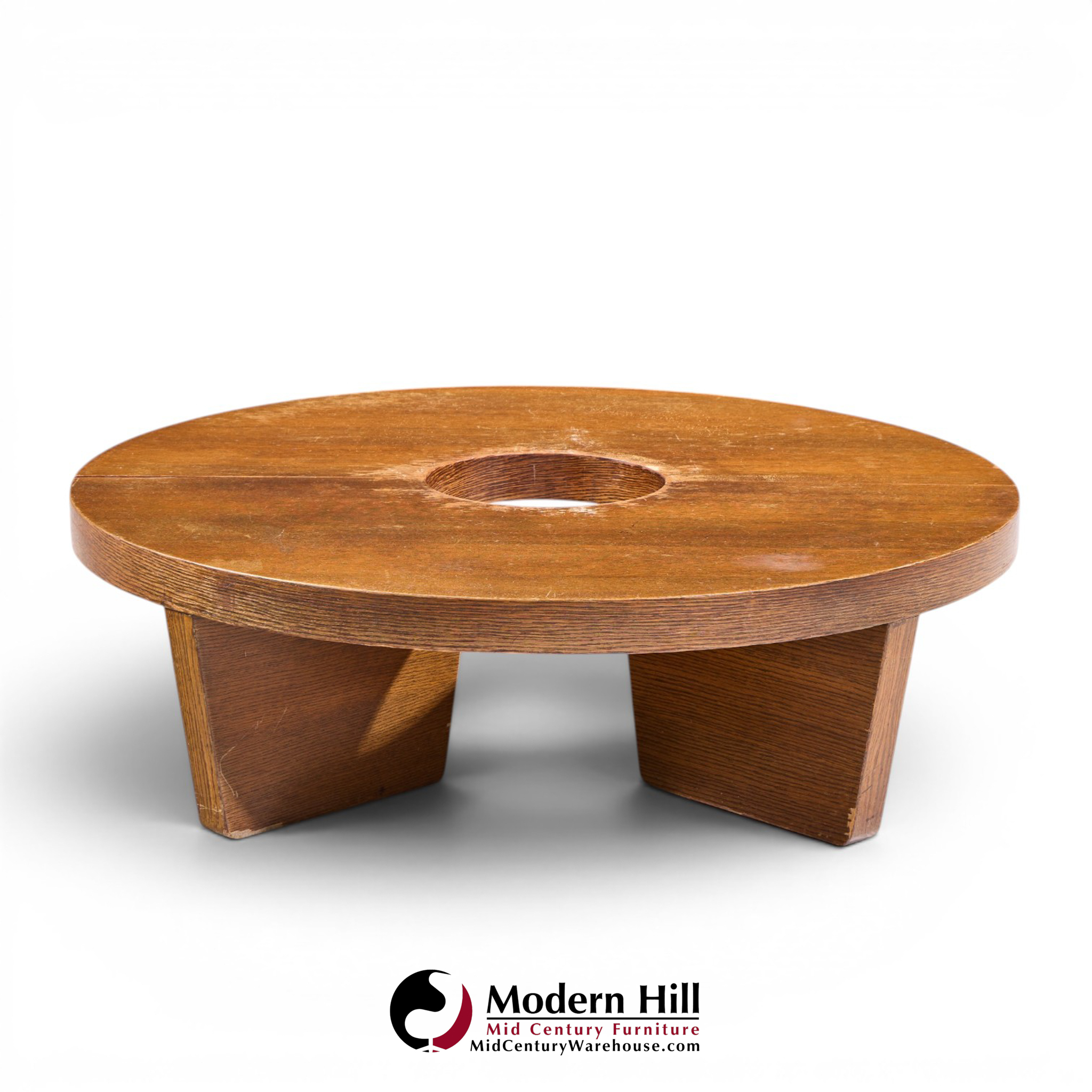 Harvey Probber Nuclear Mid Century Mahogany Coffee Table
