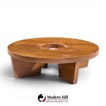 Harvey Probber Nuclear Mid Century Mahogany Coffee Table