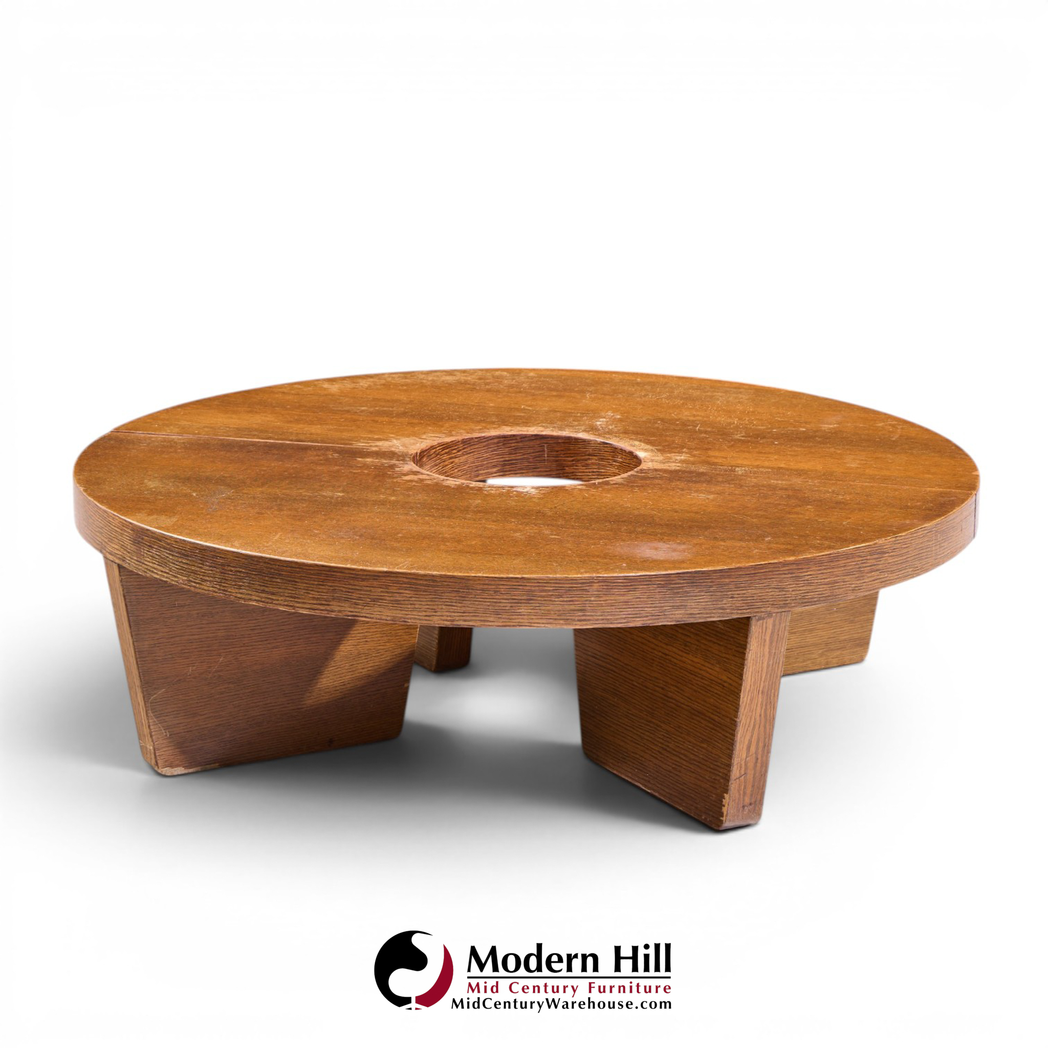 Harvey Probber Nuclear Mid Century Mahogany Coffee Table