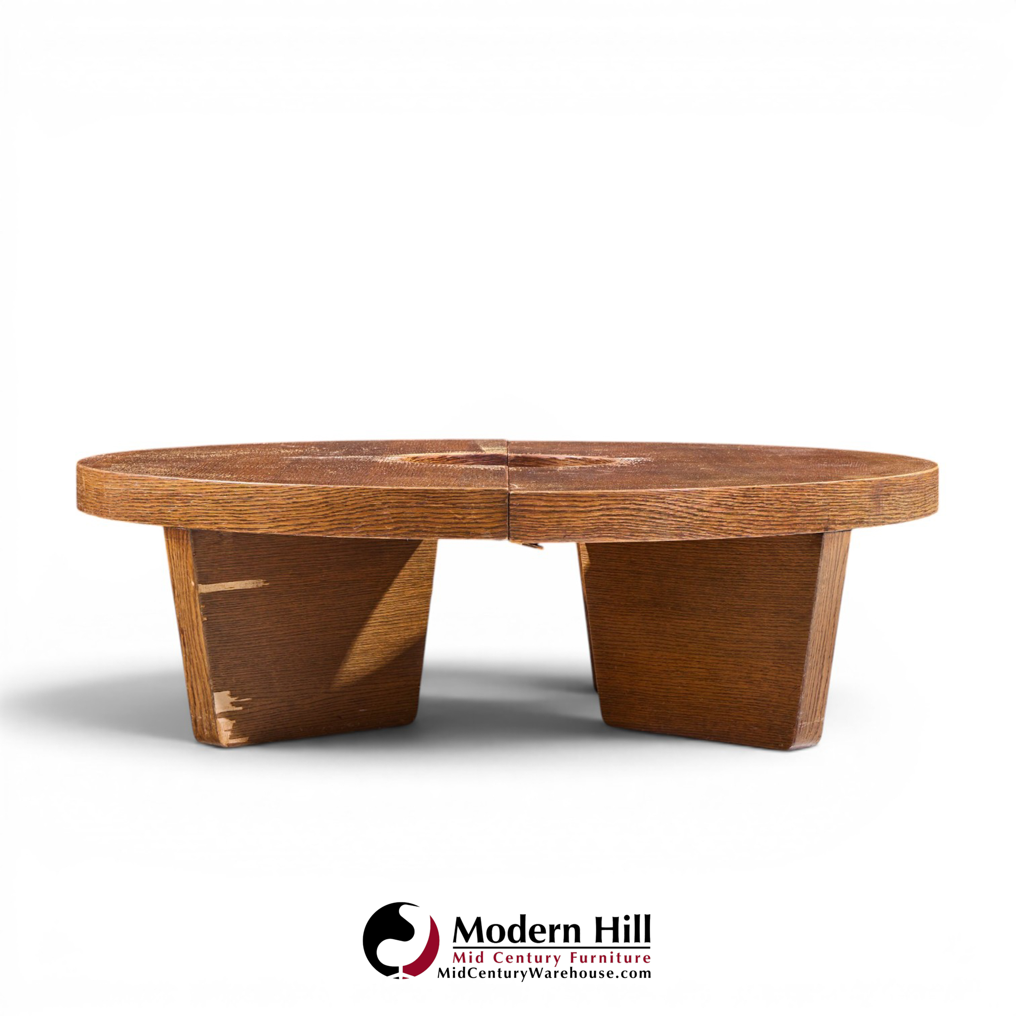 Harvey Probber Nuclear Mid Century Mahogany Coffee Table