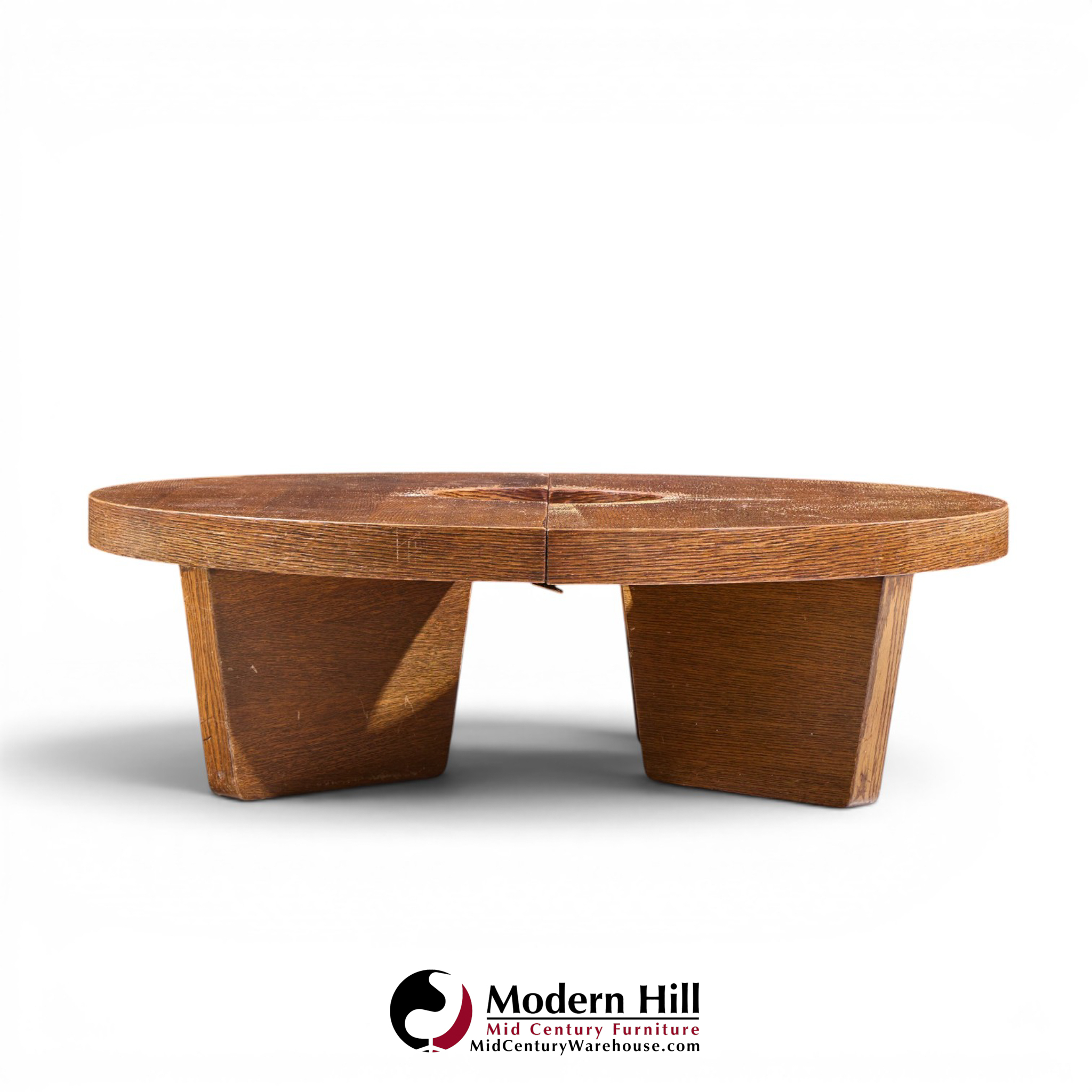 Harvey Probber Nuclear Mid Century Mahogany Coffee Table