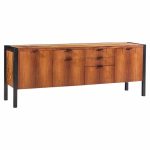 herman miller mid century rosewood credenza