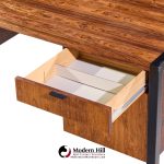 herman miller mid century rosewood executive desk