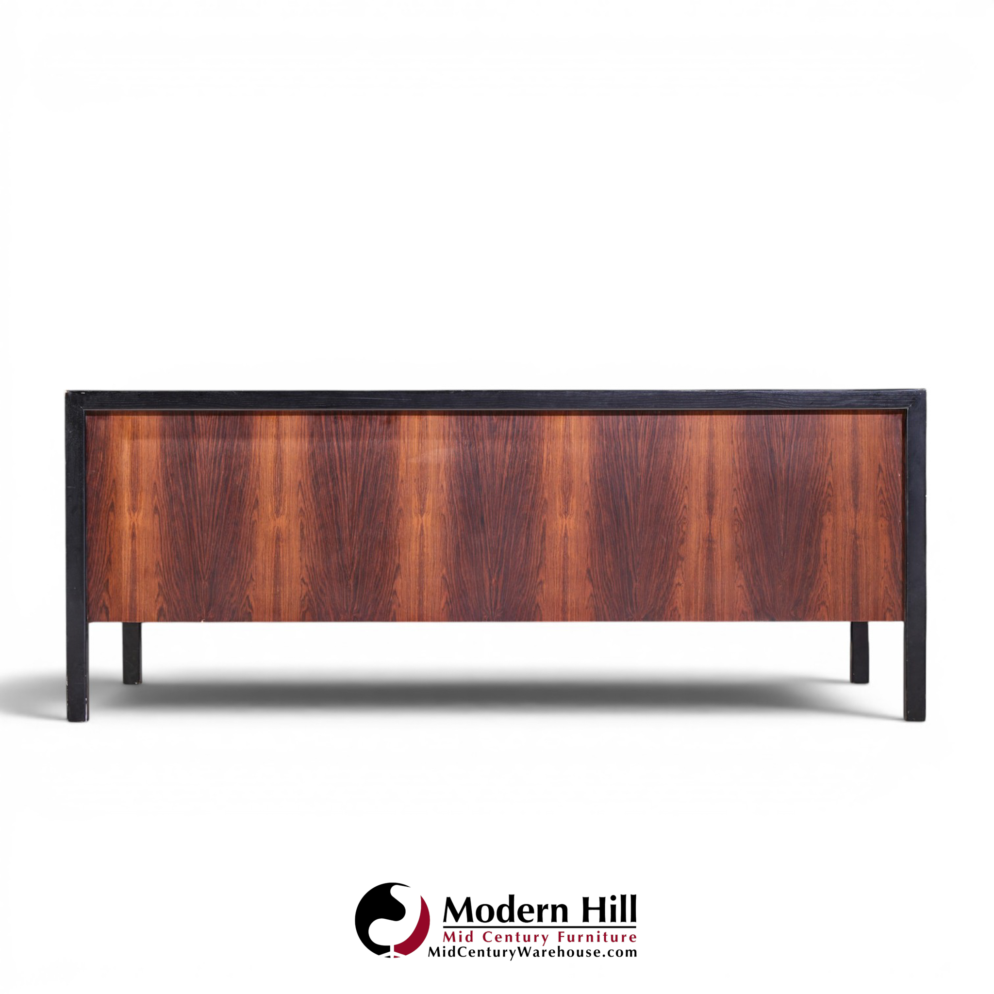 herman miller mid century rosewood executive desk