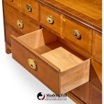 Hickory Manufacturing Mid Century Walnut and Brass Campaign Dresser