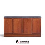 jack cartwright for founders mid century walnut and slate top credenza