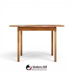 Jack Cartwright for Founders Style Mid Century Oak Expanding Dining Table with 2 Leaves