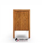 Jack Cartwright for Founders Style Mid Century Oak and Brass Credenza