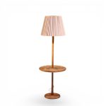 Jane & Gordon Martz for Marshall Studios Teak Tile Table Floor Lamp