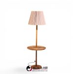 Jane & Gordon Martz for Marshall Studios Teak Tile Table Floor Lamp