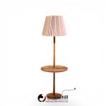 Jane & Gordon Martz for Marshall Studios Teak Tile Table Floor Lamp