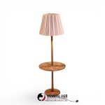 Jane & Gordon Martz for Marshall Studios Teak Tile Table Floor Lamp