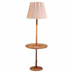jane & gordon martz for marshall studios teak tile table floor lamp