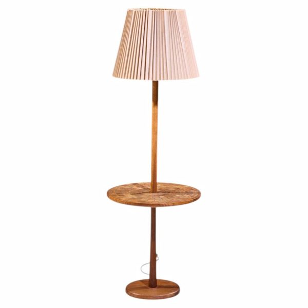 Jane & Gordon Martz for Marshall Studios Teak Tile Table Floor Lamp