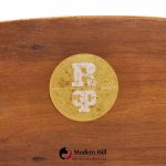 jens risom general purpose mid century walnut dining chair - set of 4