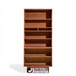Jens Risom Mid Century Walnut 2-piece Bookcase