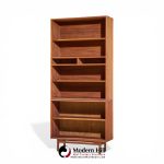 Jens Risom Mid Century Walnut 2-piece Bookcase