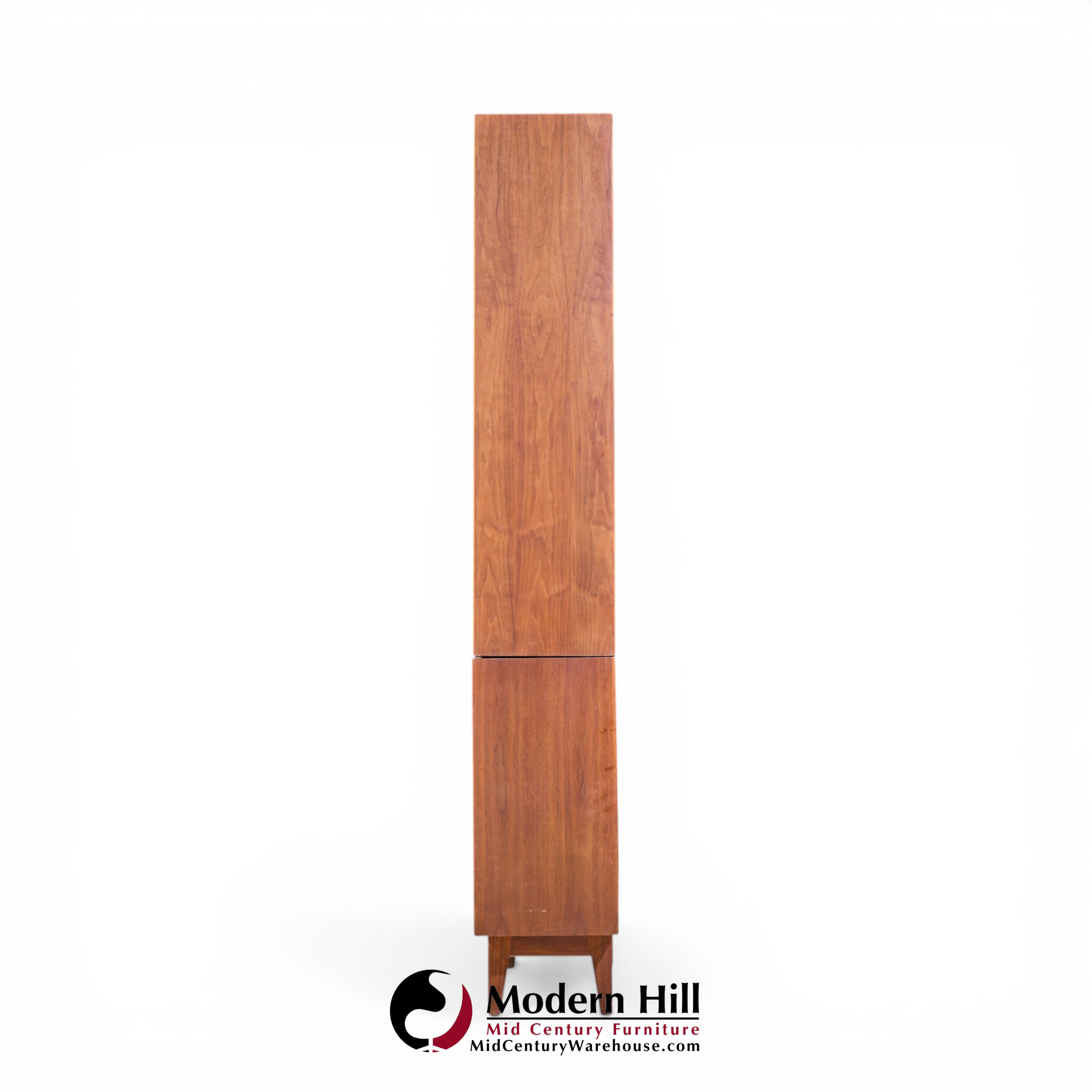 Jens Risom Mid Century Walnut 2-piece Bookcase