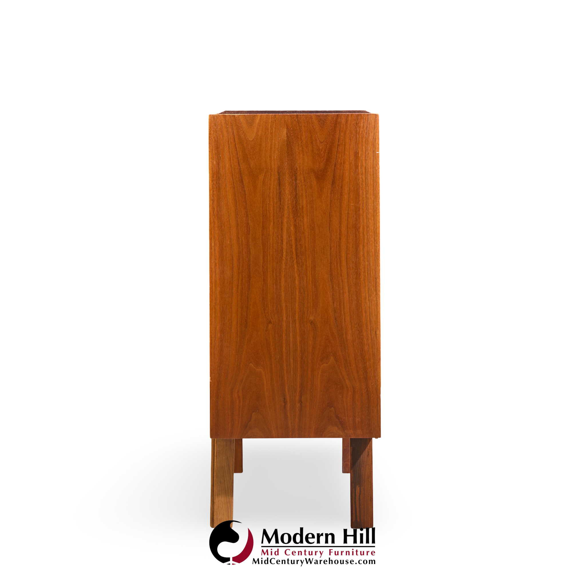 Jens Risom Mid Century Walnut Book Case - Pair