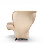 Joe Colombo for Comfort Model 1005 Mid Century Fiberglass and Leather Elda Lounge Chair