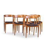 Johannes Andersen for Uldum Møbelfabrik Mid Century Danish Teak Dining Chairs - Set of 6 | Mid Century Modern Furniture - Mid Century Furniture Chicago Johannes Andersen for Uldum Møbelfabrik Mid Century Danish Teak Dining Chairs - Set of 6
