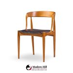 Johannes Andersen for Uldum Møbelfabrik Mid Century Danish Teak Dining Chairs - Set of 6 | Mid Century Modern Furniture - Mid Century Furniture Chicago Johannes Andersen for Uldum Møbelfabrik Mid Century Danish Teak Dining Chairs - Set of 6