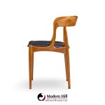 Johannes Andersen for Uldum Møbelfabrik Mid Century Danish Teak Dining Chairs - Set of 6 | Mid Century Modern Furniture - Mid Century Furniture Chicago Johannes Andersen for Uldum Møbelfabrik Mid Century Danish Teak Dining Chairs - Set of 6