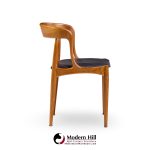 Johannes Andersen for Uldum Møbelfabrik Mid Century Danish Teak Dining Chairs - Set of 6 | Mid Century Modern Furniture - Mid Century Furniture Chicago Johannes Andersen for Uldum Møbelfabrik Mid Century Danish Teak Dining Chairs - Set of 6